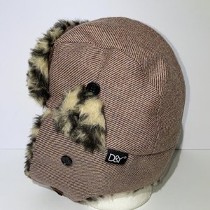D&Y Cheetah Print Trapper Hat
