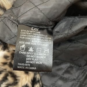 D&Y Cheetah Print Trapper Hat