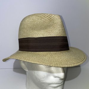 Goorin Bros Black Headband Paper Fedora Size S