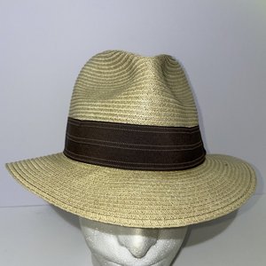 Goorin Bros Black Headband Paper Fedora Size S