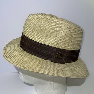 Goorin Bros Black Headband Paper Fedora Size S