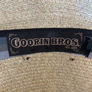 Goorin Bros Black Headband Paper Fedora Size S