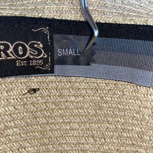 Goorin Bros Black Headband Paper Fedora Size S