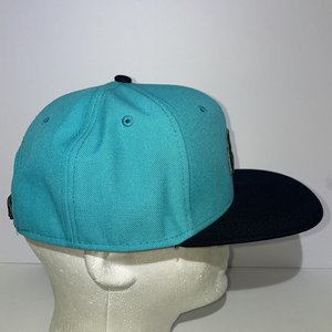 Nike SB Aqua Embroidered Snapback Cap Skateboarding Style 628683-388