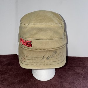 PING Golf A-Flex Vintage Scout Cap Autographed by Tom Kite and Tom Watson