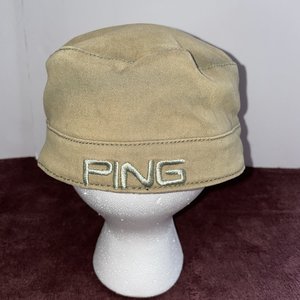 PING Golf A-Flex Vintage Scout Cap Autographed by Tom Kite and Tom Watson