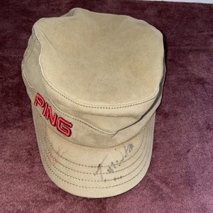PING Golf A-Flex Vintage Scout Cap Autographed by Tom Kite and Tom Watson
