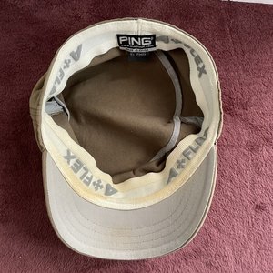 PING Golf A-Flex Vintage Scout Cap Autographed by Tom Kite and Tom Watson
