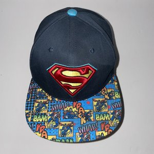 Superman Official Graphic Wrap Snapback Hat