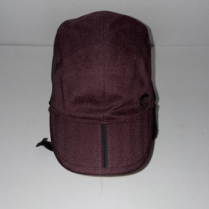 SunDay Afternoons Maroon Fleece Chevron Trapper Hat Size M