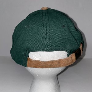 Whitehorse Rafting Vintage Green Suede Baseball Cap