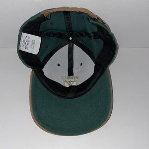Whitehorse Rafting Vintage Green Suede Baseball Cap