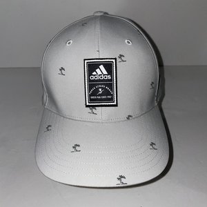 Adidas Golf Dri-Fit All Over Gray Snapback Cap