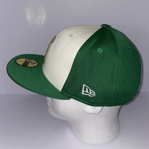 New Era 59Fifty LA Angels Authentic On Field Green Baseball Cap Size 7 7/8
