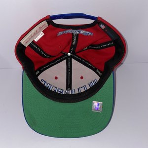 Mitchell & Ness Los Angeles Clippers Red Block Spell-Out Snapback Cap
