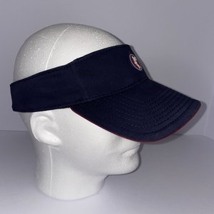 Vintage Ashworth Golf Visor Red Blue