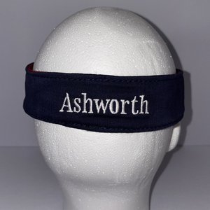 Vintage Ashworth Golf Visor Red Blue
