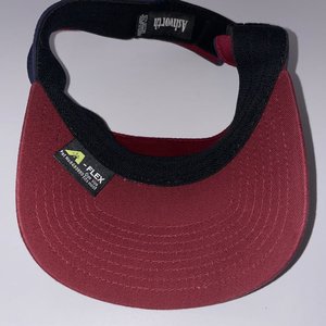 Vintage Ashworth Golf Visor Red Blue