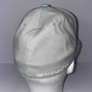 Imperial Motion Baseball Cap Size 6 7/8 - 7 1/4 Baby Blue and Gray Wool