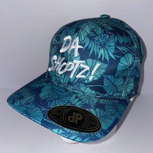 Deschutes Brewery Snapback Hat Blue & Green Floral Double Potion Supply