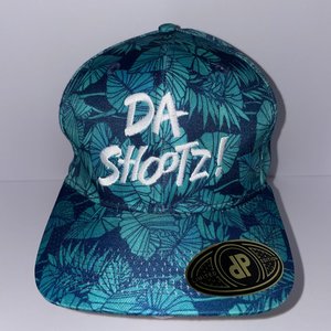 Deschutes Brewery Snapback Hat Blue & Green Floral Double Potion Supply