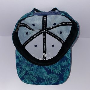 Deschutes Brewery Snapback Hat Blue & Green Floral Double Potion Supply