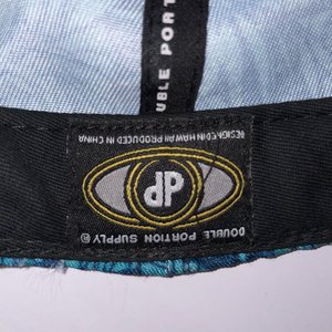 Deschutes Brewery Snapback Hat Blue & Green Floral Double Potion Supply