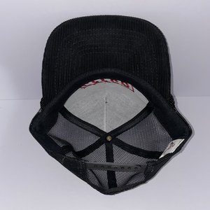 Vintage CEECO Telephones Snapback Cap Black Corduroy Drawstring Cotton