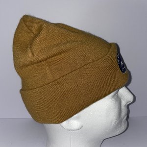 Subaru Beanie Size L Brown Official Yellow Badge Bend Oregon