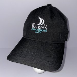 Fox Sports 2015 US Open Chambers Bay Golf Hat Black Ahead Performance