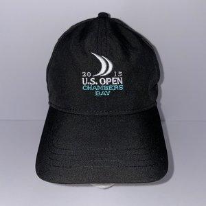 Fox Sports 2015 US Open Chambers Bay Golf Hat Black Ahead Performance
