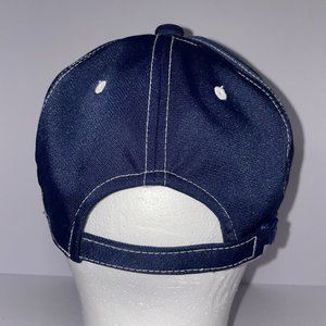 Vintage Cosmo Energy Group Japan Blue Hat, Ratcheting Back Strap, 90s Oil