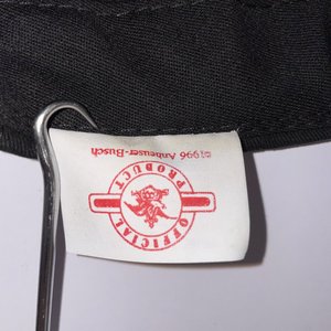 Vintage Budweiser Snapback Hat Black Anheuser-Busch 1996 Official