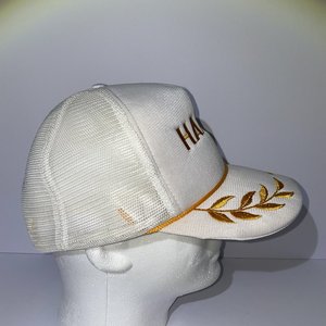 Hawaii Gold Leaf Vintage Trucker Hat