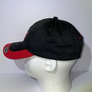 Vintage Eros Cigars Baseball Cap Thompson Cigar Co. Strap Back Black and Red