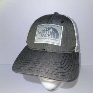 The North Face Gray Trucker Snapback Hat