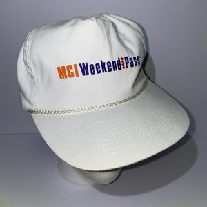 Vintage Kansas City Airport Weekend Lounge Pass Snapback Cap White MCI