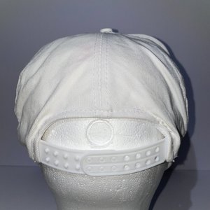 Vintage Kansas City Airport Weekend Lounge Pass Snapback Cap White MCI