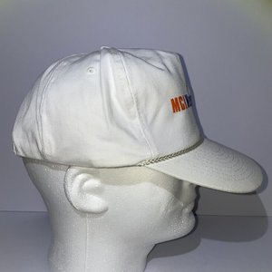 Vintage Kansas City Airport Weekend Lounge Pass Snapback Cap White MCI