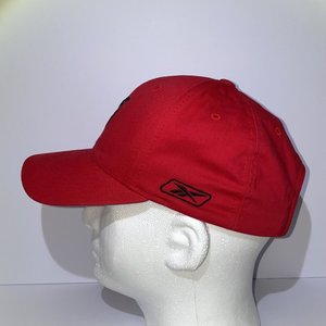 Trail Blazers Reebok Baseball Cap Red 100% Cotton Strapback