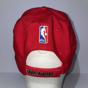 Trail Blazers Reebok Baseball Cap Red 100% Cotton Strapback