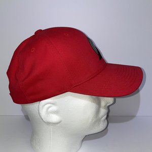 Trail Blazers Reebok Baseball Cap Red 100% Cotton Strapback