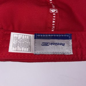 Trail Blazers Reebok Baseball Cap Red 100% Cotton Strapback