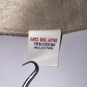 Vintage Kuo Testins Labs Inc Tan & Green Cotton Strapback Hat, 100% Cotton