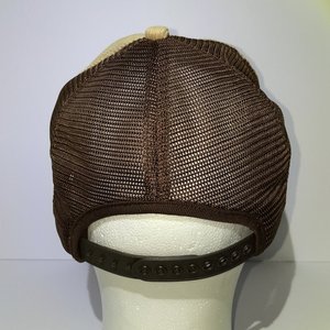 Vintage Consolated Electrical Distributors Brown & Tan Corduroy Snapback Hat, CE...