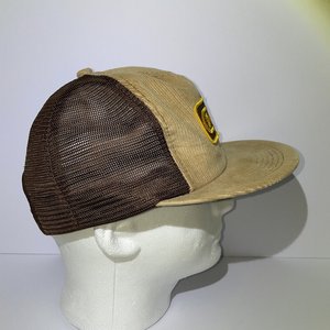 Vintage Consolated Electrical Distributors Brown & Tan Corduroy Snapback Hat, CE...