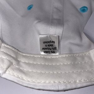 Corona Refresca Cocktail Baseball Cap Cotton White Cool Blue Palm Leaf