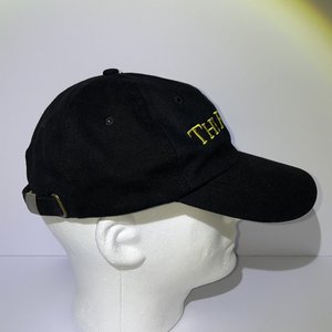 Vintage The Rookie Jim Morris Disney Movie Corduroy Black Strapback Hat, 2002 Di...