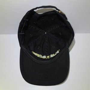 Vintage The Rookie Jim Morris Disney Movie Corduroy Black Strapback Hat, 2002 Di...