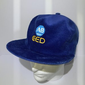 Vintage Allen-Bradley Consolated Electrical Distributors Blue Corduroy Snapback ...